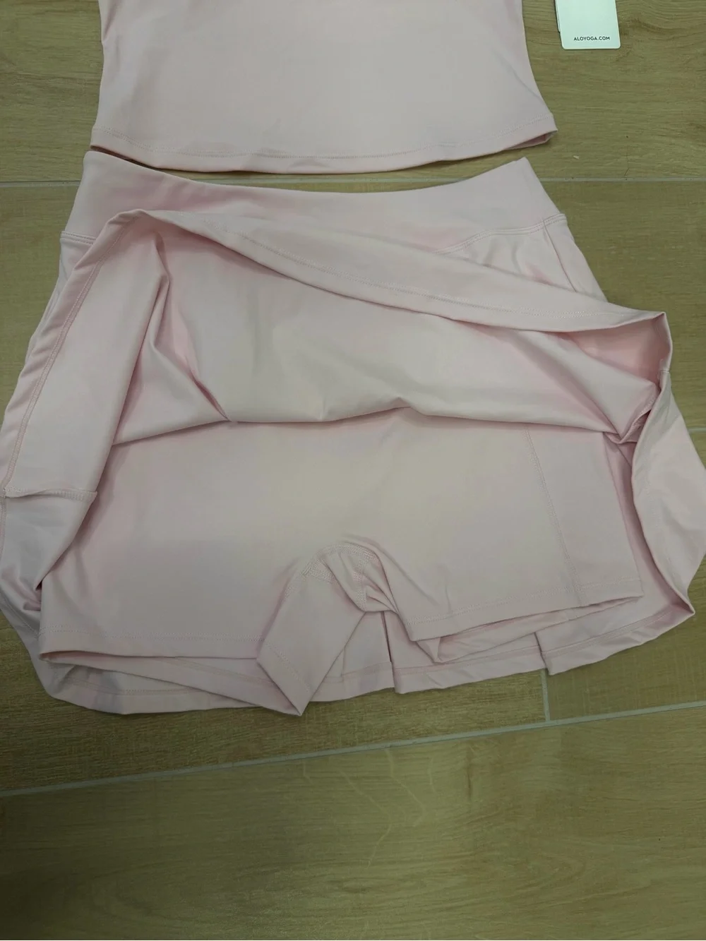 ALO Yoga Women's Pink Tennis Set